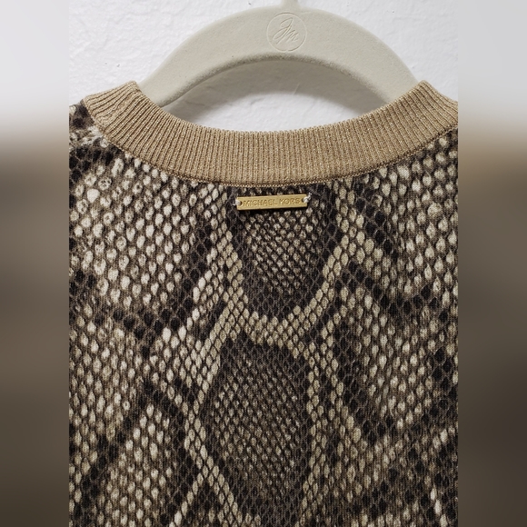 Michael Kors Python-Print Sweater Dress size xs - Picture 7 of 8